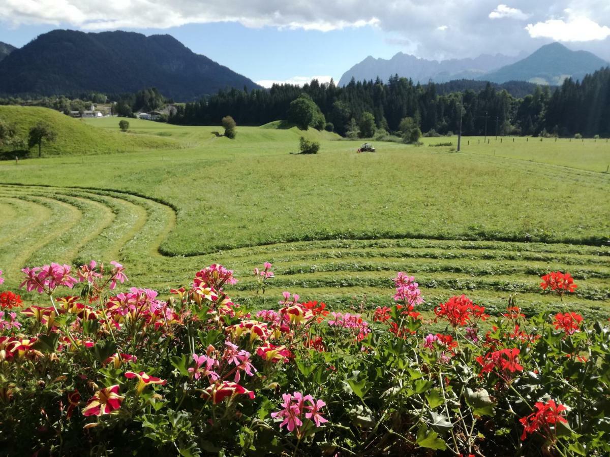 Gaestehaus Gruenbacher เคิสเซน ภายนอก รูปภาพ